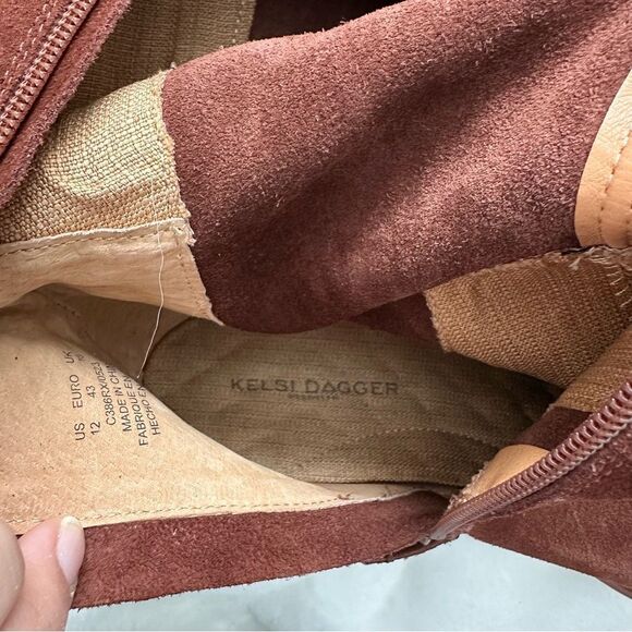 Kelsi Dagger Logan Over The Knee Boots Women’s Size 12 - Picture 12 of 15